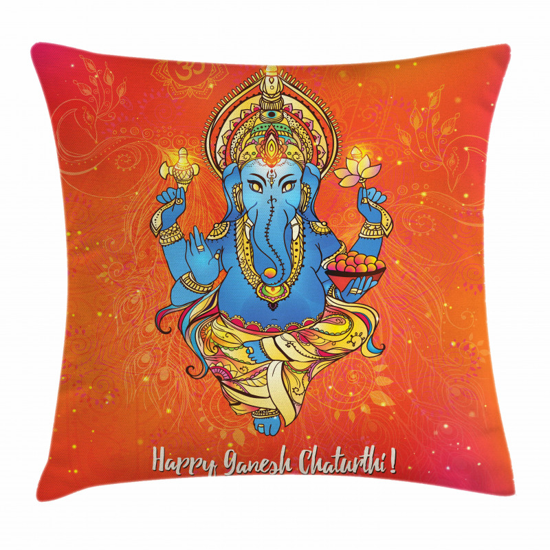 Traditional Elephant Pillow Cover