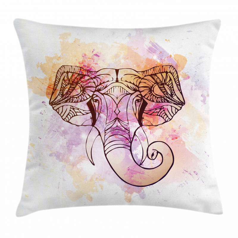 Oriental Wisdom Figure Theme Pillow Cover