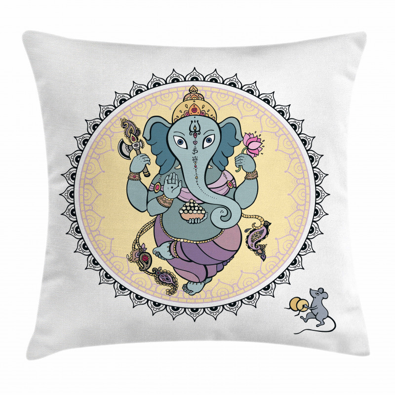 Mandala Asian Ceremony Pillow Cover