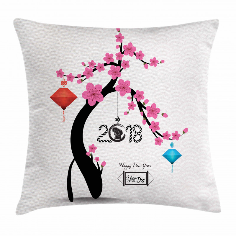 Oriental Elements Pillow Cover