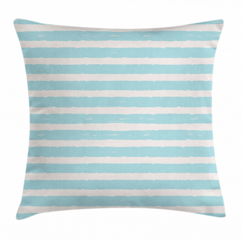 Striped and Grunge Brush Pillow Cover