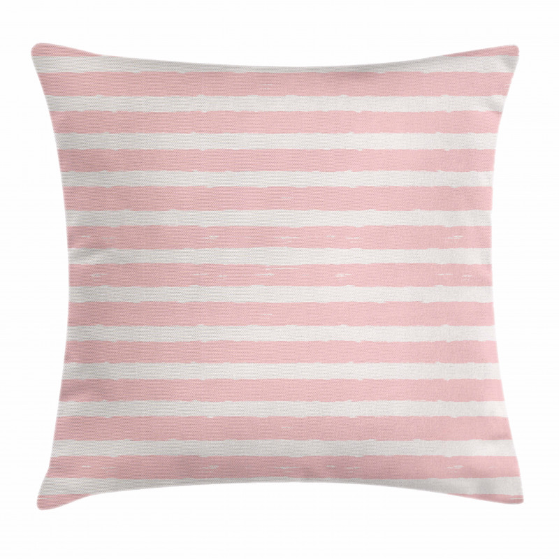 Brushstroke Stripes Pastel Pillow Cover