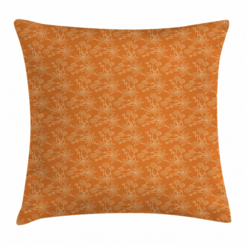 Dandelion Poppy Pillow Cover