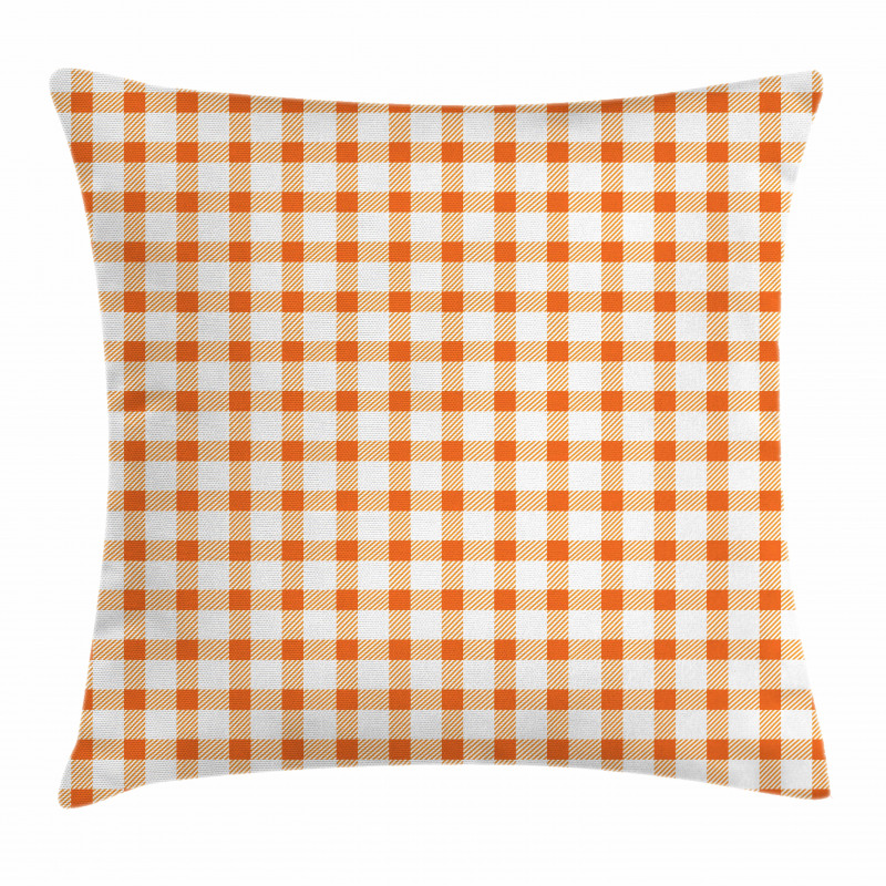 Plaid Motif Pillow Cover