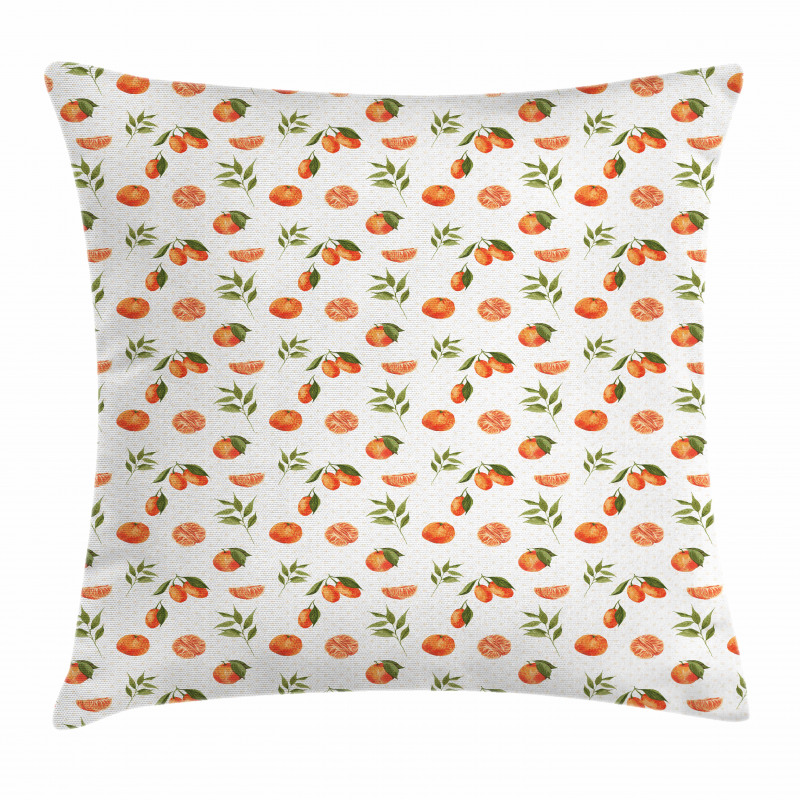 Watercolor Fruits Pillow Cover