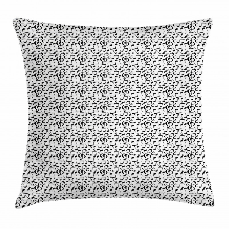 Sketchy Notes Pillow Cover