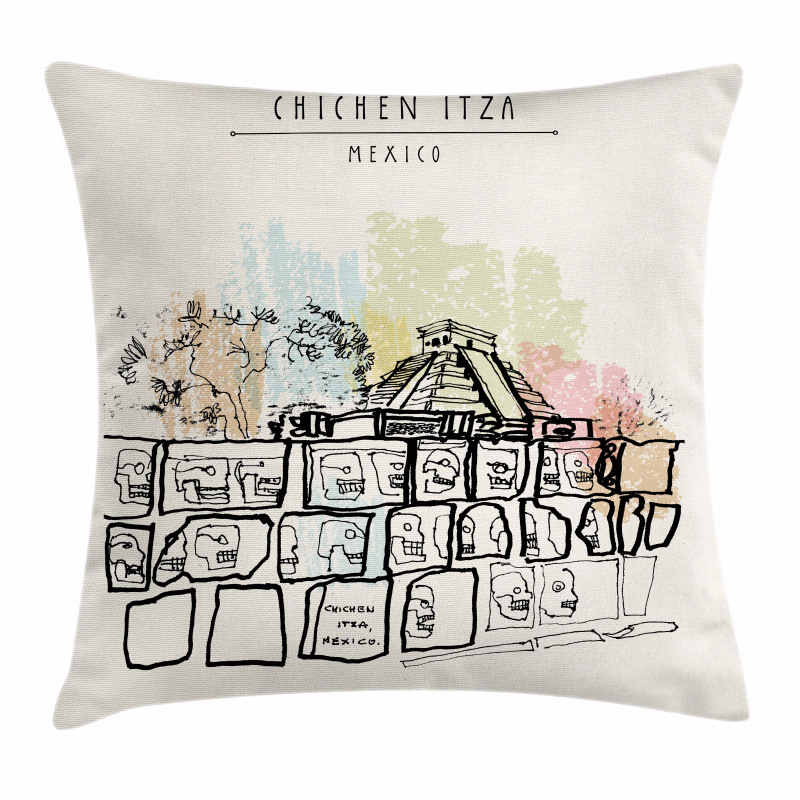 Building and Tomb Pillow Cover