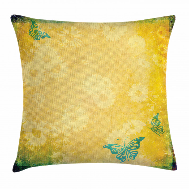 Gerbera Daisy Flowers Pillow Cover