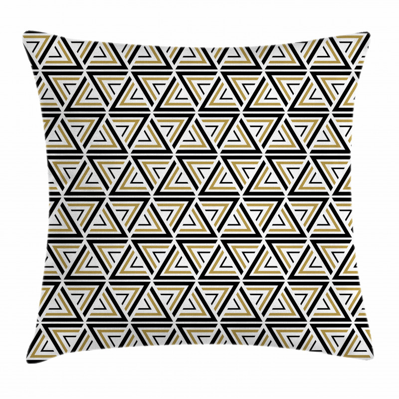 Angled Stripes Mosaic Pillow Cover