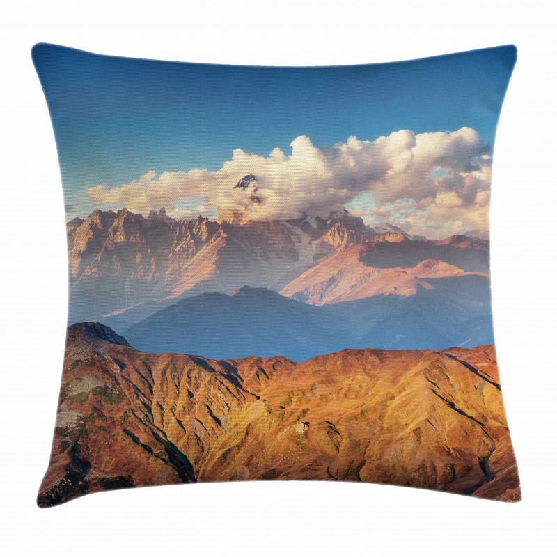 European Mountains Pillow Cover