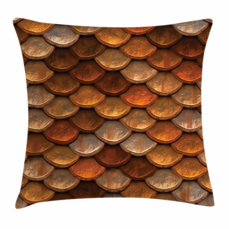 Medieval Scale Pattern Pillow Cover