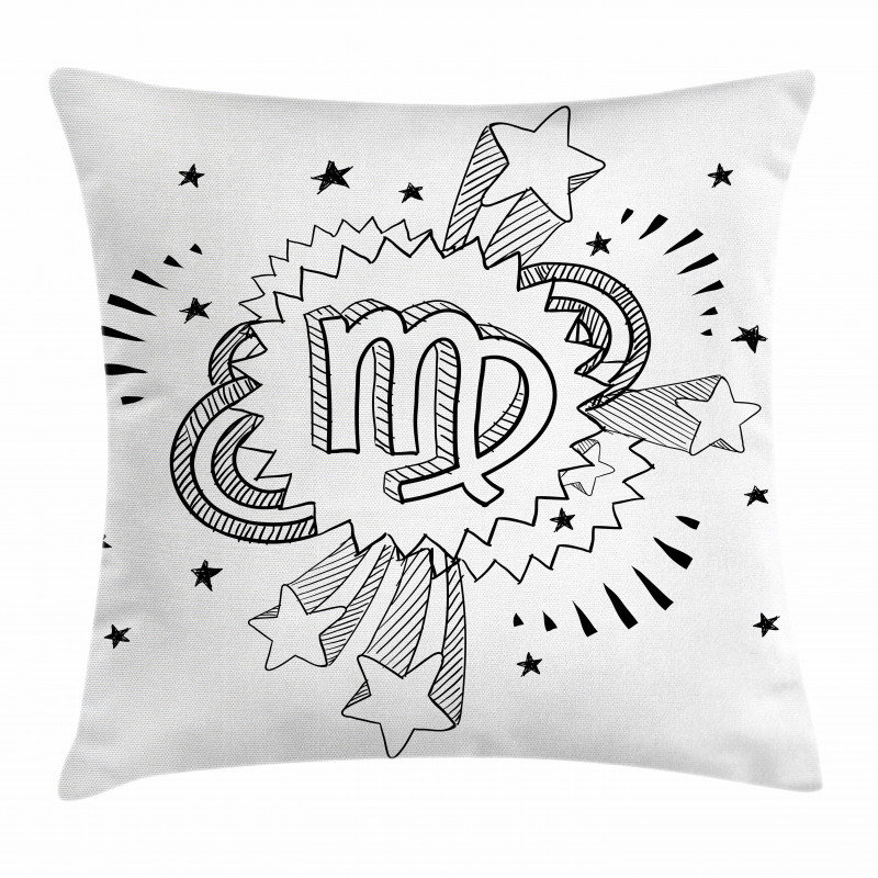 Doodle Pop Art Pillow Cover