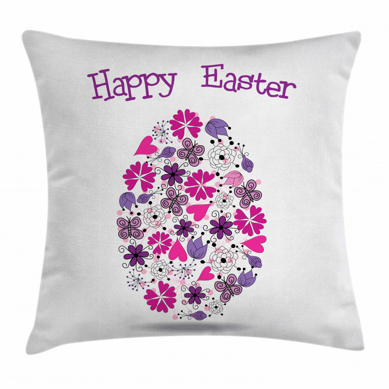 Holiday Flowers Pillow Cover