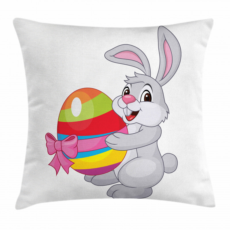 Cartoon Rabbit Pillow Cover