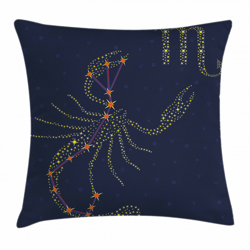 Scheme of Stars Pillow Cover