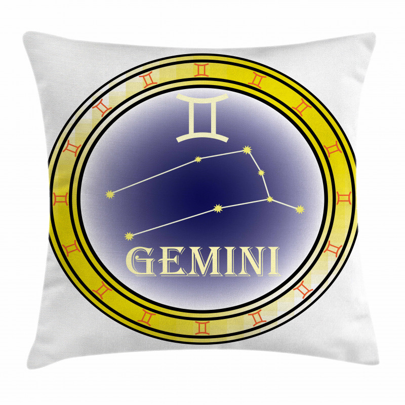 Circle and Signs Pillow Cover