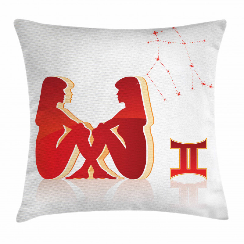 Women and Stars Pillow Cover