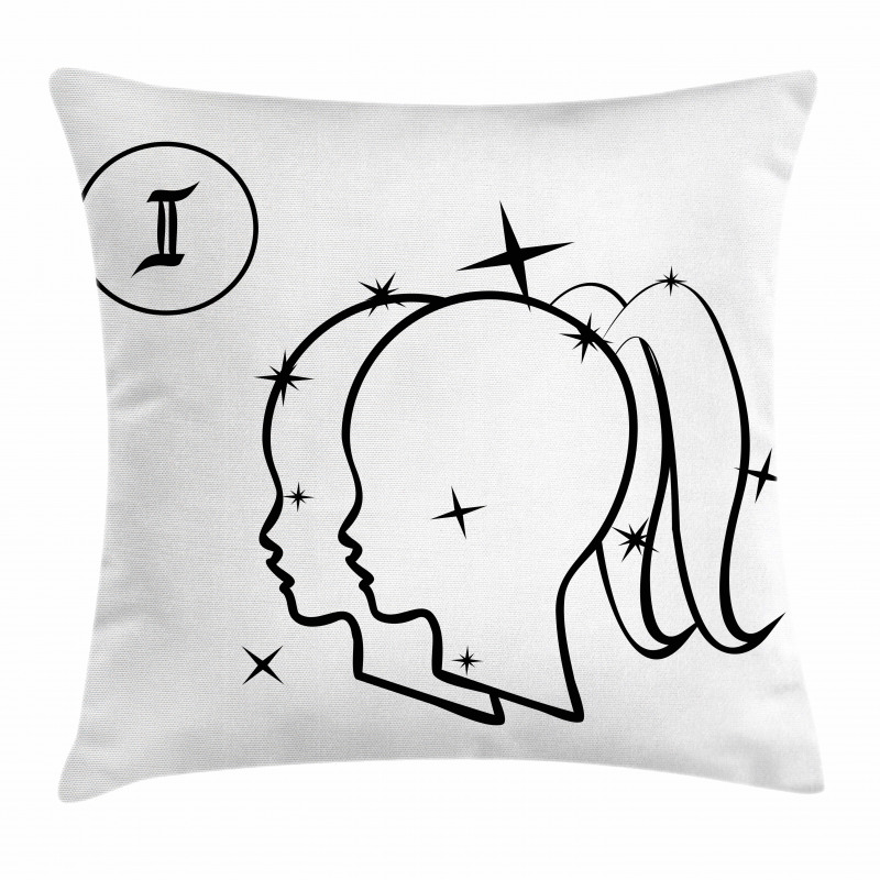 Stars and Sisters Pillow Cover