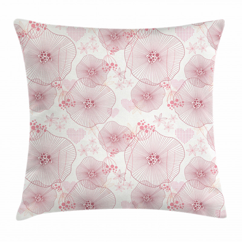 Blooms of a Romantic Spring Pillow Cover