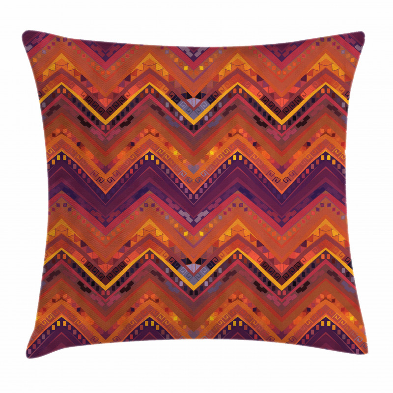 Native Zigzag Ornament Pillow Cover