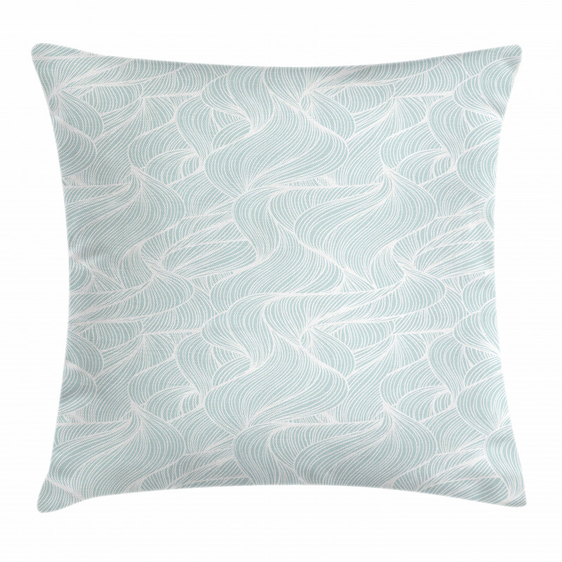 Ocean Wave Lines Pillow Cover
