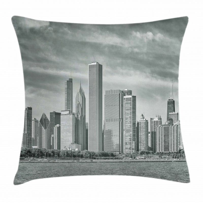 Waterfront City Pillow Cover
