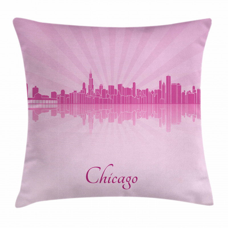 USA Downtown Pillow Cover