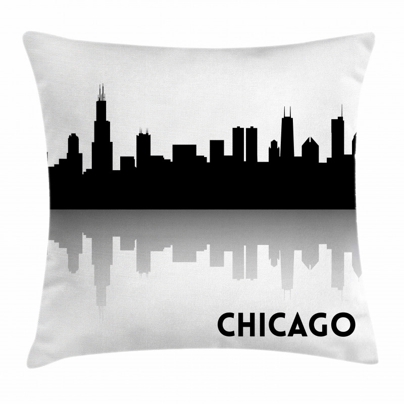 Downtown Skyscapers Pillow Cover