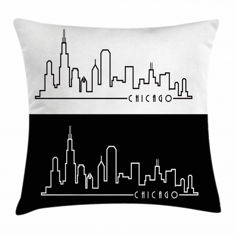 Minimalist City Pillow Cover