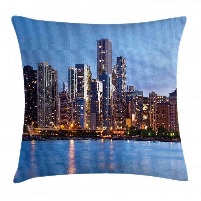 Big City Sunset Pillow Cover
