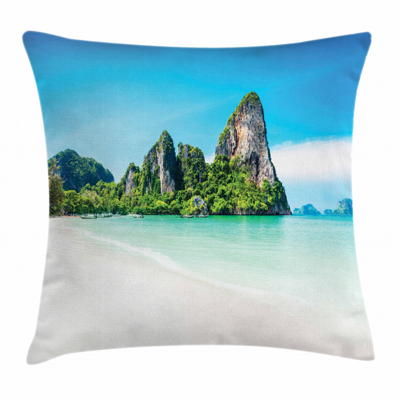 Beach Limestone Rocks Pillow Cover