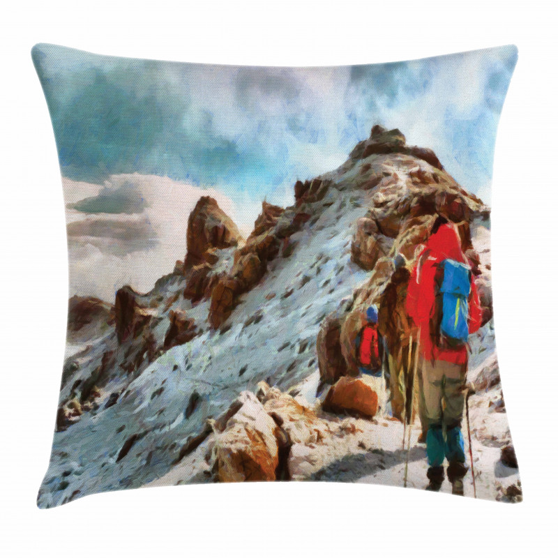 Trekkers Kilimanjaro Pillow Cover
