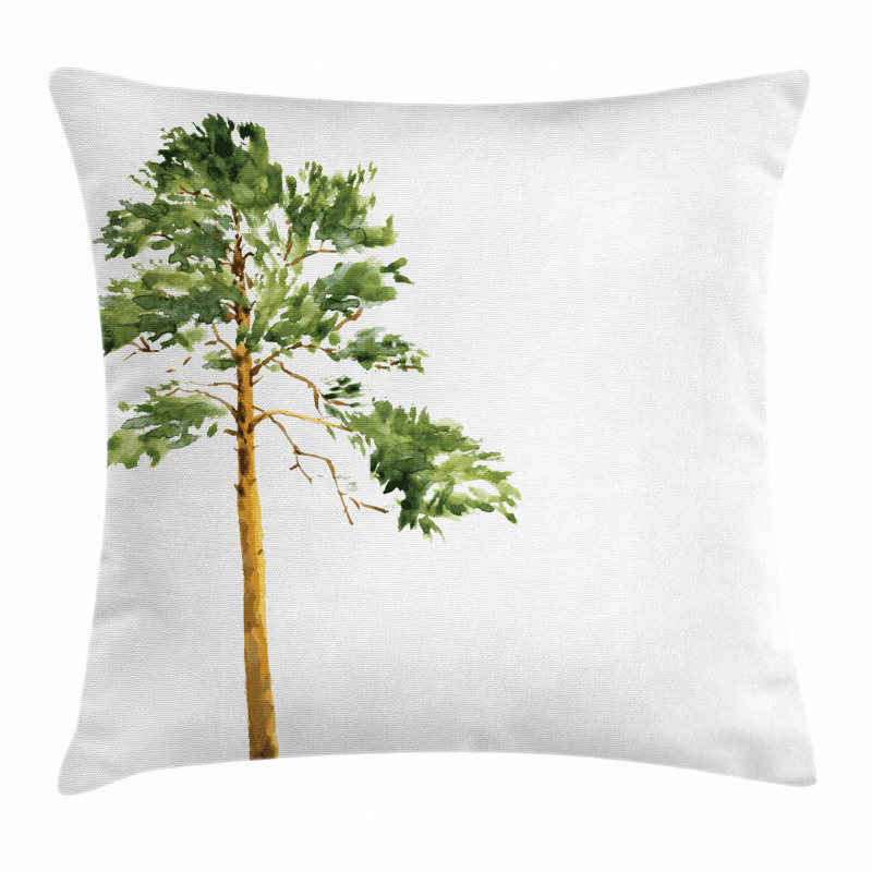 Aquarelle Nature Sketch Pillow Cover