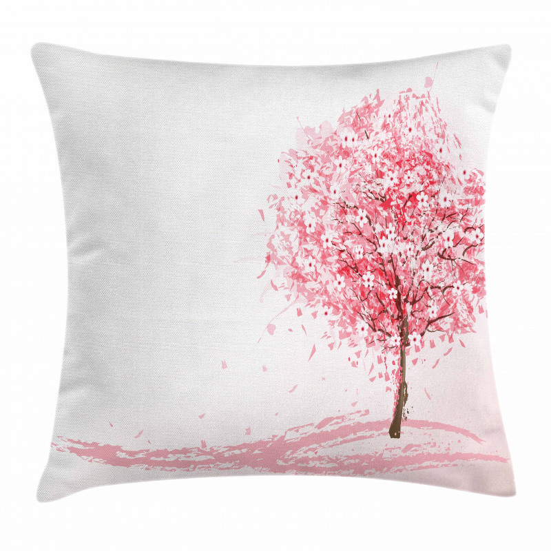 Far East Sakura Bloom Pillow Cover
