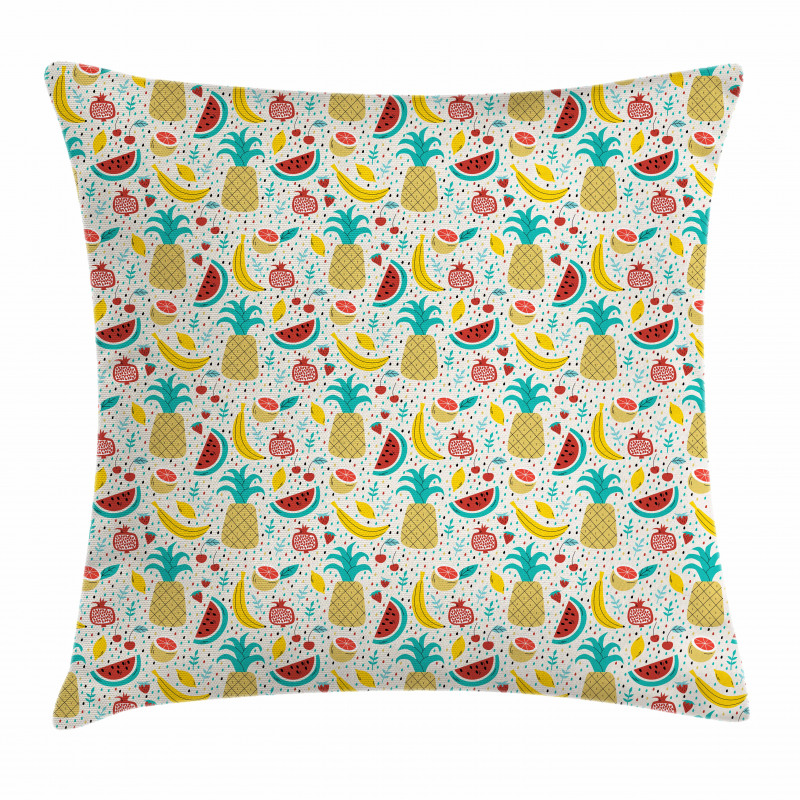 Fruits Abstract Kitchen Pillow Cover