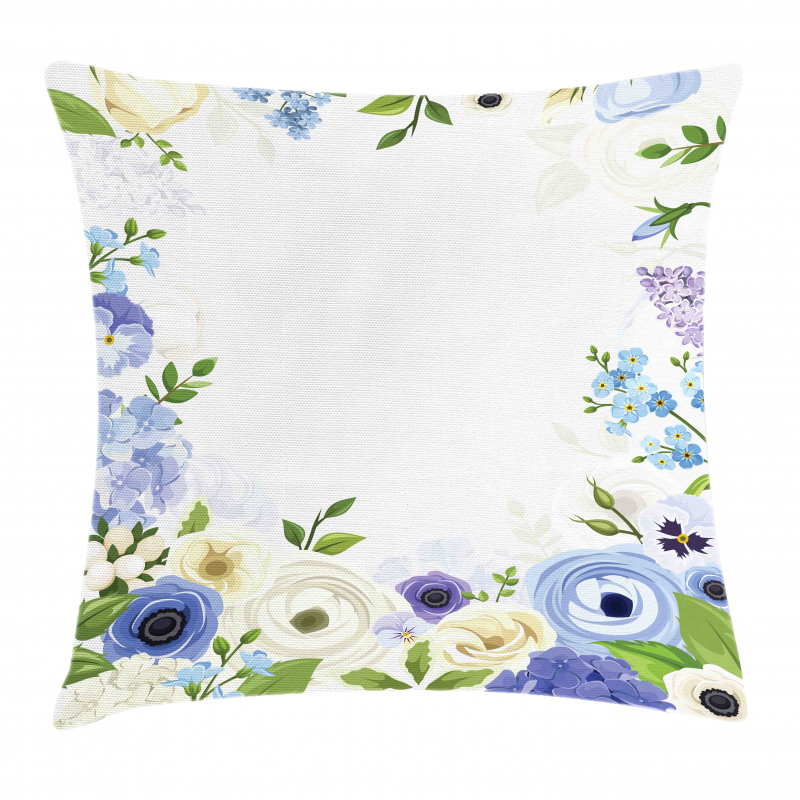Roses Peonies Pillow Cover