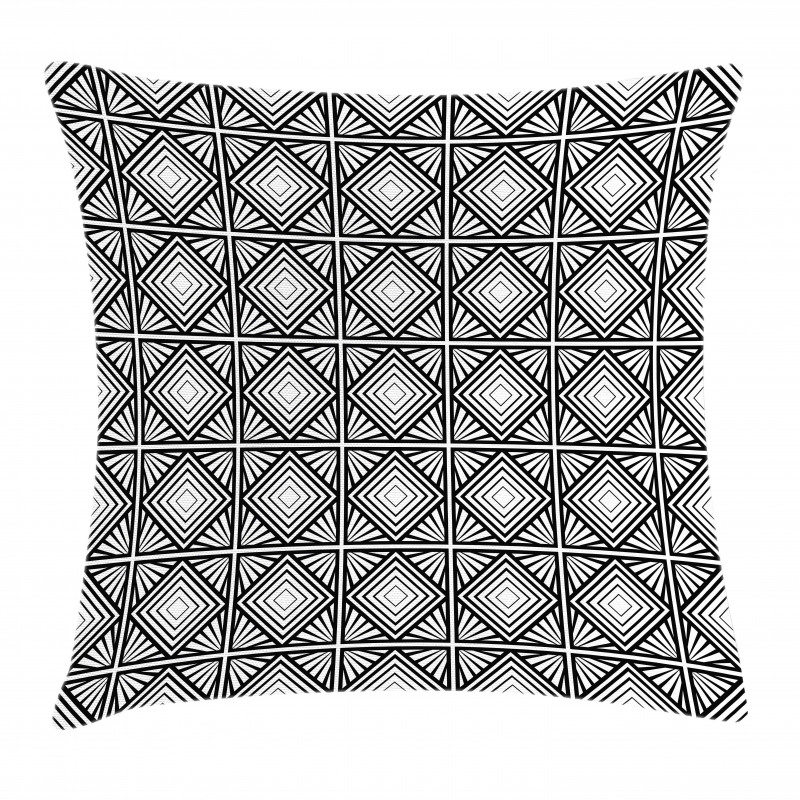 Geometric Mosaic Shape Pillow Cover