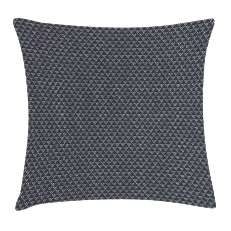 Diagonal Stripe Triangles Pillow Cover