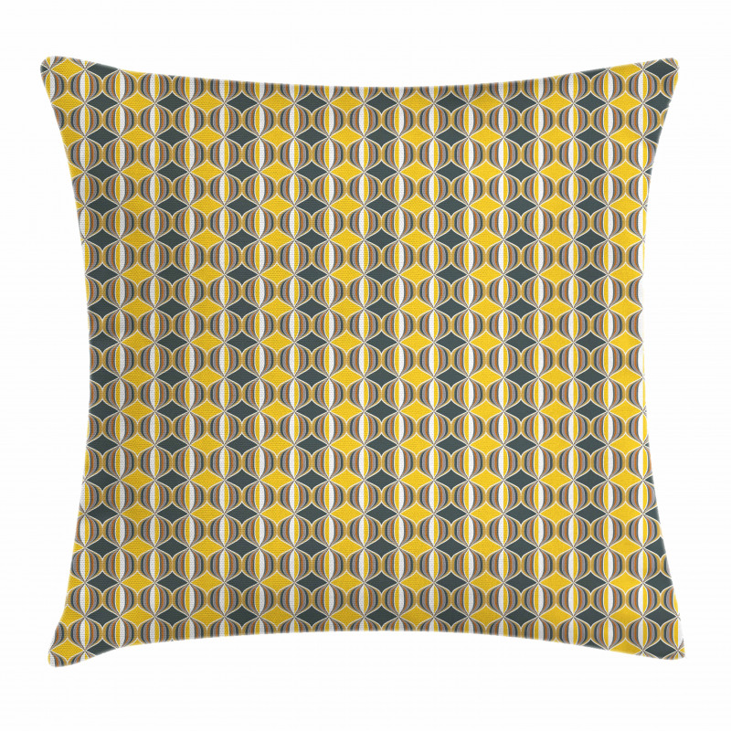 Rhombus and Stripes Pillow Cover