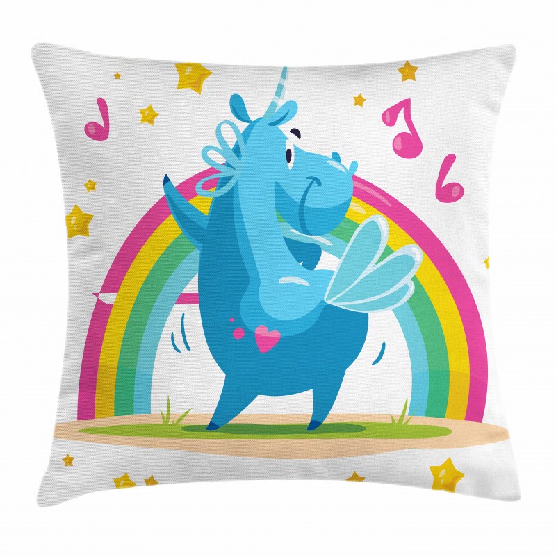Cartoon Horse Pillow Cover
