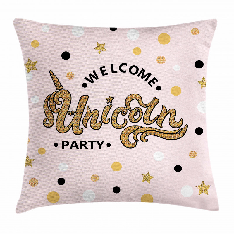 Hand Lettering Pillow Cover