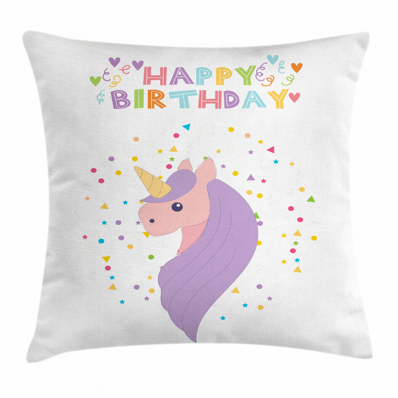 Doodle Birthday Pillow Cover