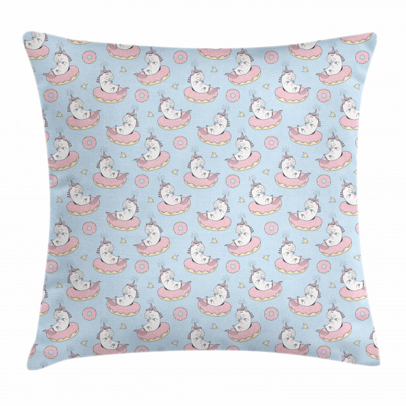 Animals Doughnuts Pillow Cover