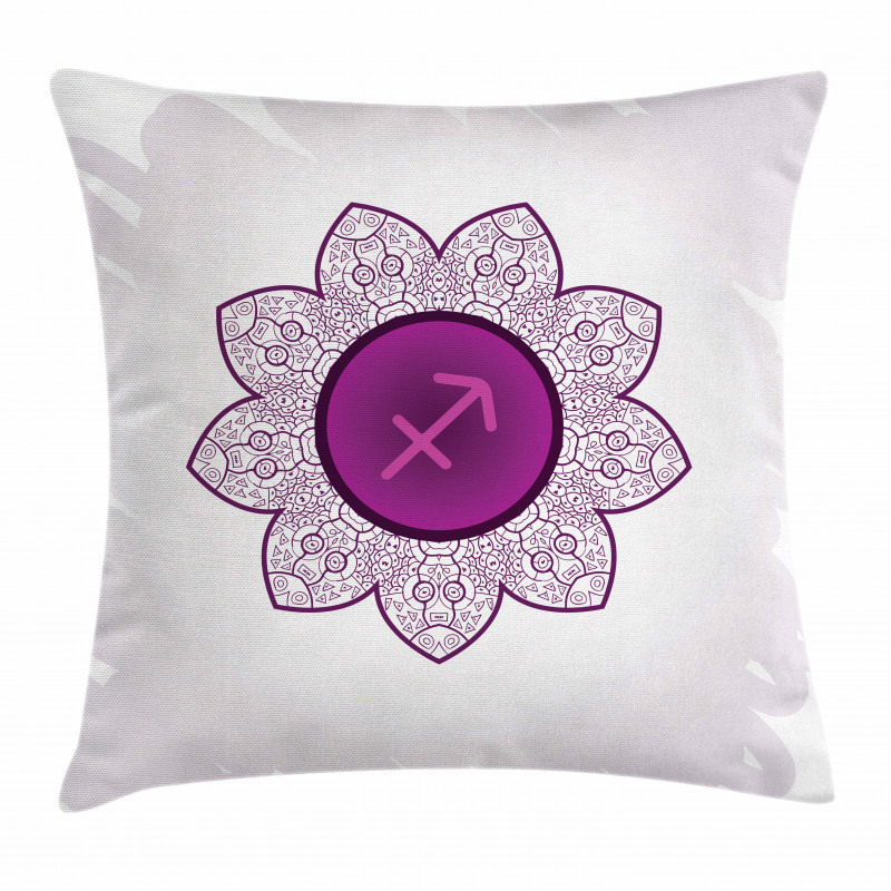 Horoscope Floral Pillow Cover