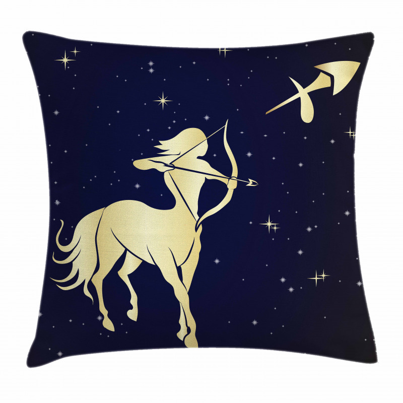 Centaur Motif Pillow Cover