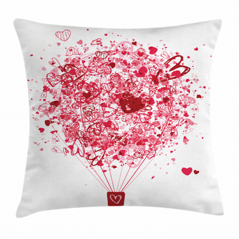 Love is in the Air Balloon Pillow Cover