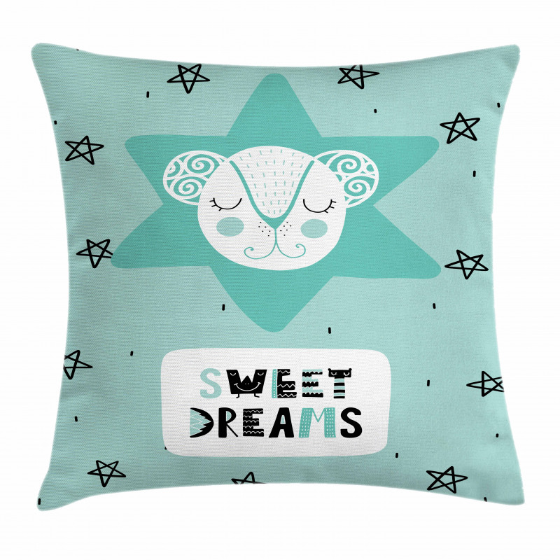 Mouse Stars Nordic Pillow Cover