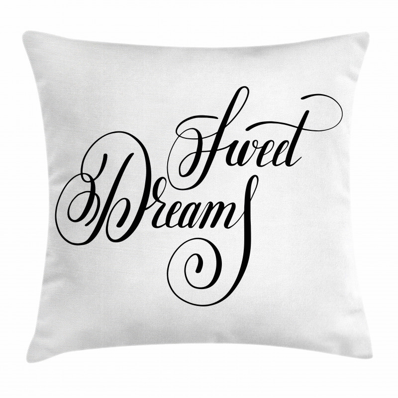 Modern Handwriting Pillow Cover