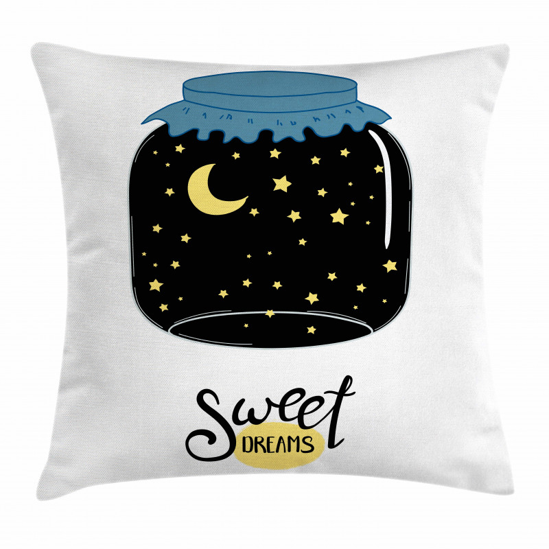 Night Sky in a Jar Pillow Cover