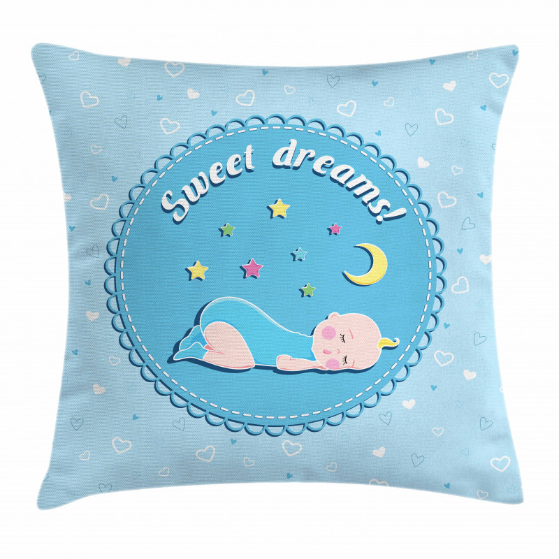 Newborn Baby Stars Pillow Cover